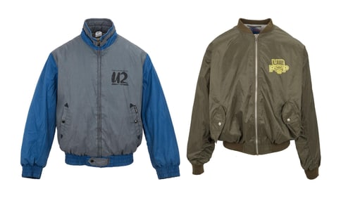 Adam Clayton | 1997-1998 U2 "PopMart" Tour Jacket with Harry Lapp Organisation Jacket