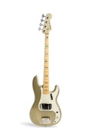 Adam Clayton | 2010 Fender Custom Shop Adam Clayton Precision Bass, Gold Sparkle "Mistake"