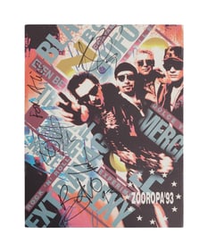 U2 | Band Signed "Zooropa" Tour Folder