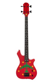 Psychedelic Furs | Tim Butler 1984 Zon Legacy Bass Guitar, Planes and Stars Graphic