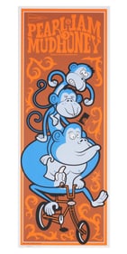 Pearl Jam | 1998 Artist Signed Original Ames Bros Walnut Creek Amphitheater Concert Poster