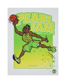 Pearl Jam | 2009 Artist Signed Original Ames Bros Key Arena Seattle Concert Poster