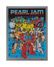 Pearl Jam | 2015 Artist Signed Original Heavy Metal Variant Ames Bros Central Park New York Concert