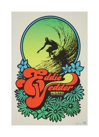 Eddie Vedder | 2011 Artist Signed Original Ames Bros Riverside Theatre Perth Concert Poster