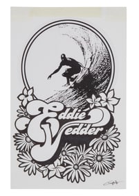 Eddie Vedder | 2011 Artist Signed Original Ames Bros Riverside Theatre Perth Concert Poster Artwork