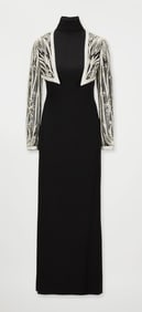 Bob Mackie | 1988 Black Evening Gown With Beading