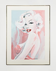 Marilyn Monroe | Original Signed Bob Mackie Painting, Circa 1977