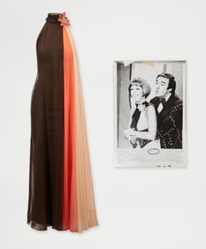 Carol Burnett | 1975 Bob Mackie Screen Worn Chiffon Evening Gown The Carol Burnett Show Season Nine