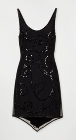 CD Green | Black Cocktail Dress