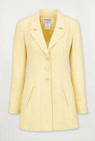 Chanel | Spring 1997 Canary Yellow Tweed Jacket