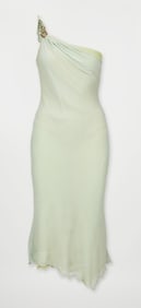 Atelier Versace | Spring 1997 Two-Tone Silk Chiffon Evening Dress