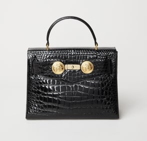 Gianni Versace | Fall 1994 Embossed Croc-Embossed Handbag