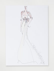 Helen Mirren | Jacques Azagury Signed Illustion