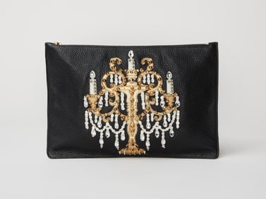 Dolce&Gabbana | Fall 2016 Chandelier Leather Clutch