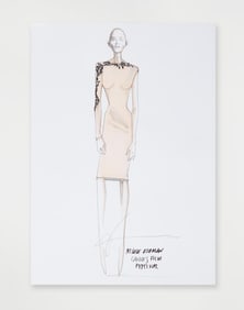 Nicole Kidman | 2014 Signed Francesco Scognamiglio Signed Fashion Illustration