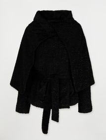 Ann Demeulemeester | Fall 2010 Faux Persian Lamb Fur Jacket