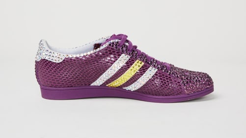 Melanie C. Sporty Spice | 2007 The Spice Girl Reunion Tour Custom Embellished Purple Adidas