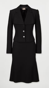 Alaia | Black Two Piece Skirt Suit