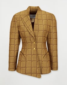 Thierry Mugler | Mugler Windowpane Check Blazer