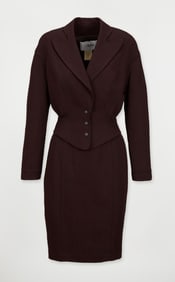 Thierry Mugler | Mugler Hourglass Wool Skirt Suit