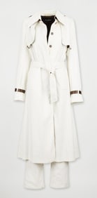 Dolce&Gabbana | Fall 2002 Runway Corduroy Runway Trench Ensemble