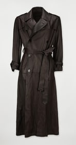 Jean Paul Gaultier | Fall 2002 Haute Couture Leather Trench Coat