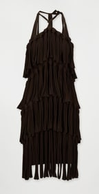 Bottega Veneta | Resort 2021 Daniel Lee Brown Fringe Dress