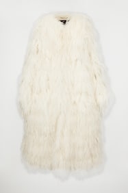 Dolce&Gabbana | Fall 2021 White Feather Coat