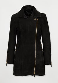 Gucci | Tom Ford Era Suede Shearling Lined Coat