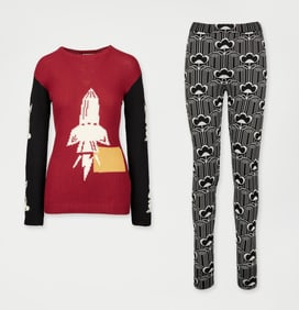 Prada | 2016 Intarsia Sweater And 2021 Knit Leggings