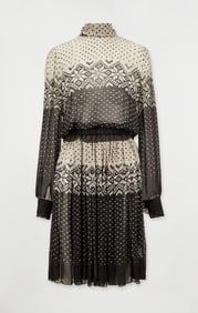 D&G | Fall 2010 Fair Isle Print Dress