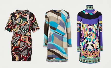 Emilio Pucci | Three Patterned Mini Dresses