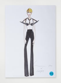 Lady Gaga | 2009 Alejandro Music Video Francesco Scognamiglio Signed Illustration