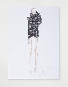 Miley Cyrus | 2019 Francesco Scognamiglio Signed Fashion Illustration