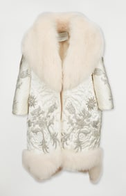 Nicki Minaj | 2017 Fall Couture Francesco Scognamiglio Rake IT Up Music Video Worn Embroidered Fur