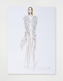 Rita Ora | Francesco Scognamiglio Signed Illustration Rita Ora Phoenix World Tour