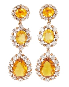 Adrienne Ames | Earrings from "You're Telling Me!" by Joseff