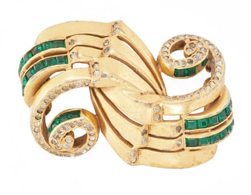 Rita Hayworth, Myrna Loy | Brooch from "Susan and God" by Ciner