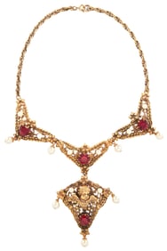 Gladys Cooper | Necklace from "At Sword's Point" by Joseff