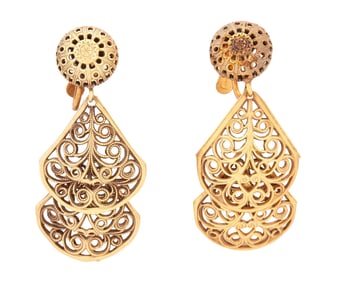 Johnny Sands | Earrings from "Aladdin and His Lamp" by Joseff