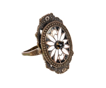 Maureen O'Hara et al. | Ring from "Comanche Territory" by Joseff
