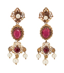 Stella Stevens | Earrings from "No Man's Land" by Joseff