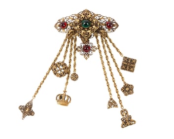 Dame Judith Anderson et al. | Brooch from "Salome" by Joseff