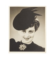 Olivia de Havilland | 1937 Black and White Photograph