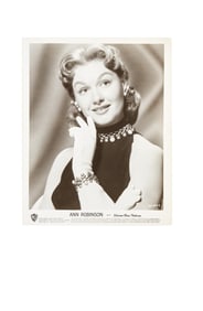 Ann Robinson | 1950s Black and White Publicity Photograph