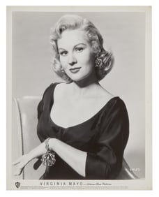 Virginia Mayo | 1950s Black and White Publicity Photographs