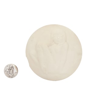 Zodiac | 1940s Sterling Silver "Virgo" Brooch and Mold by Joseff