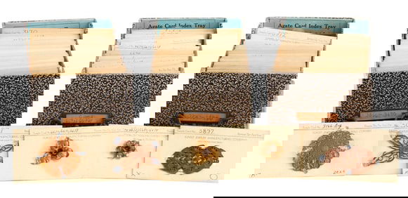 Small Jewelry Molds | 1940s "Sample Cards" from the Archives of Joseff