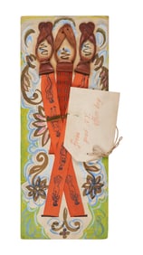 Eugene Joseff | 1940s Hand-Painted "Suspenders" Display