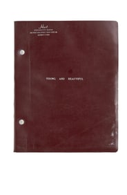 Sally Benson | 1950s Script from a Theatrical Production of "Young and Beautiful"